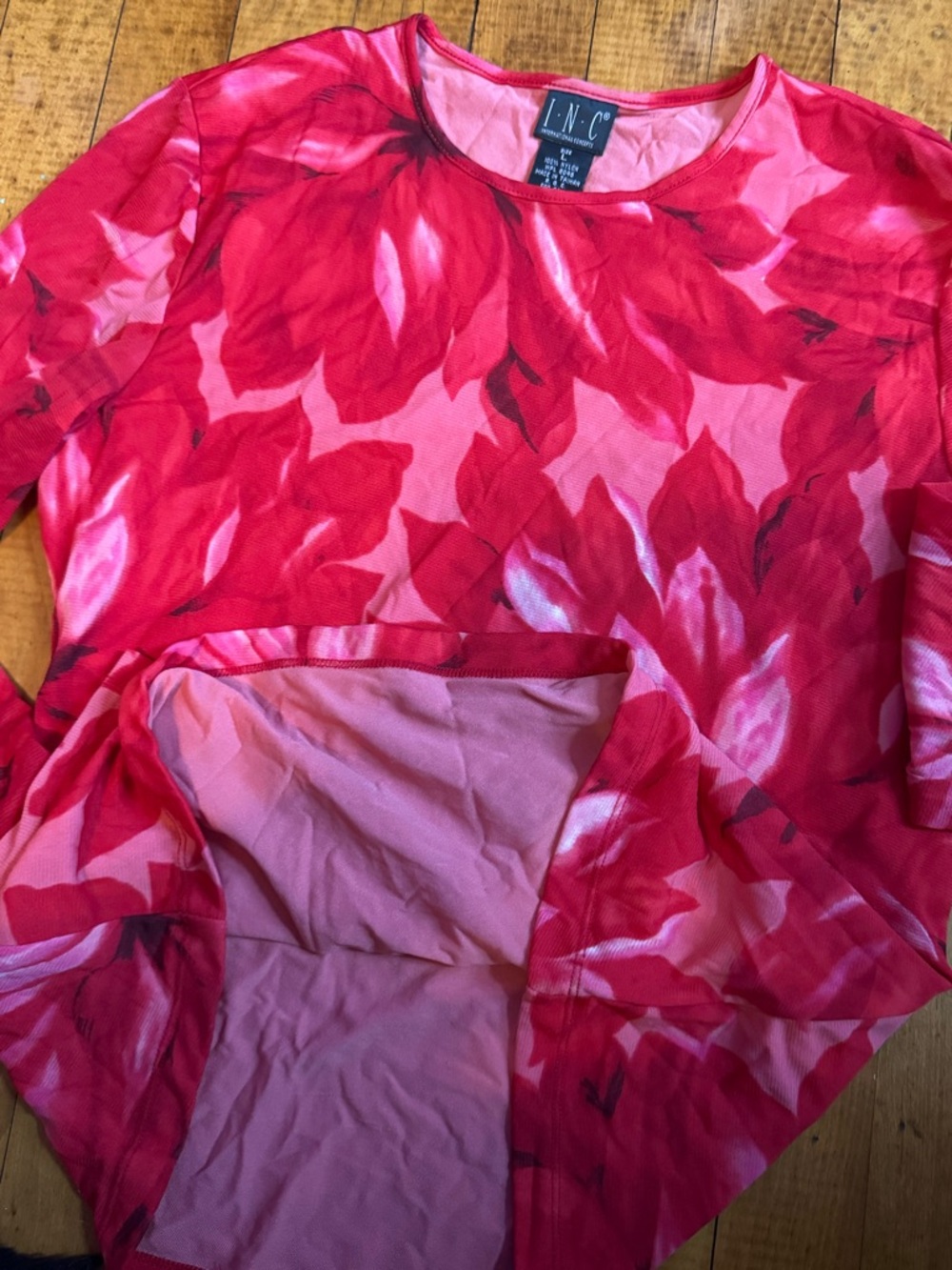 Y2K floral mesh top - Picture 2 of 5